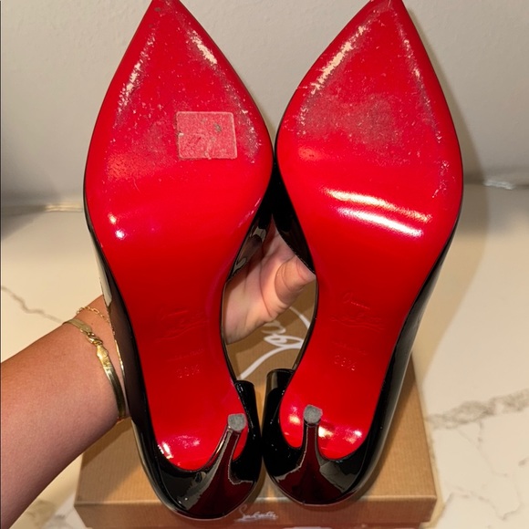Christian Louboutin Iriza 100 Black Patent - Picture 16 of 16